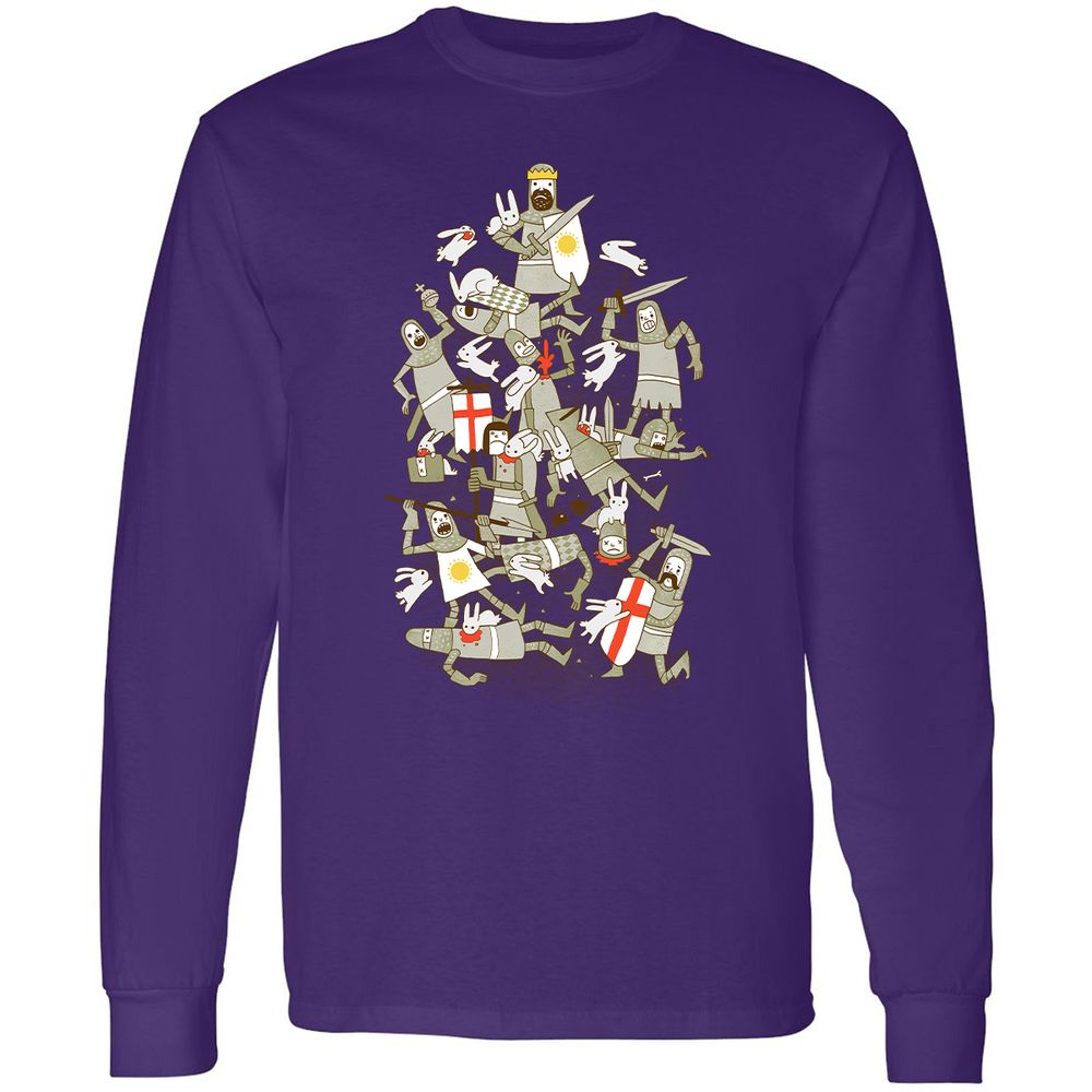 Long Sleeve T-Shirt - 8BE6Z8KB - Purple - 13