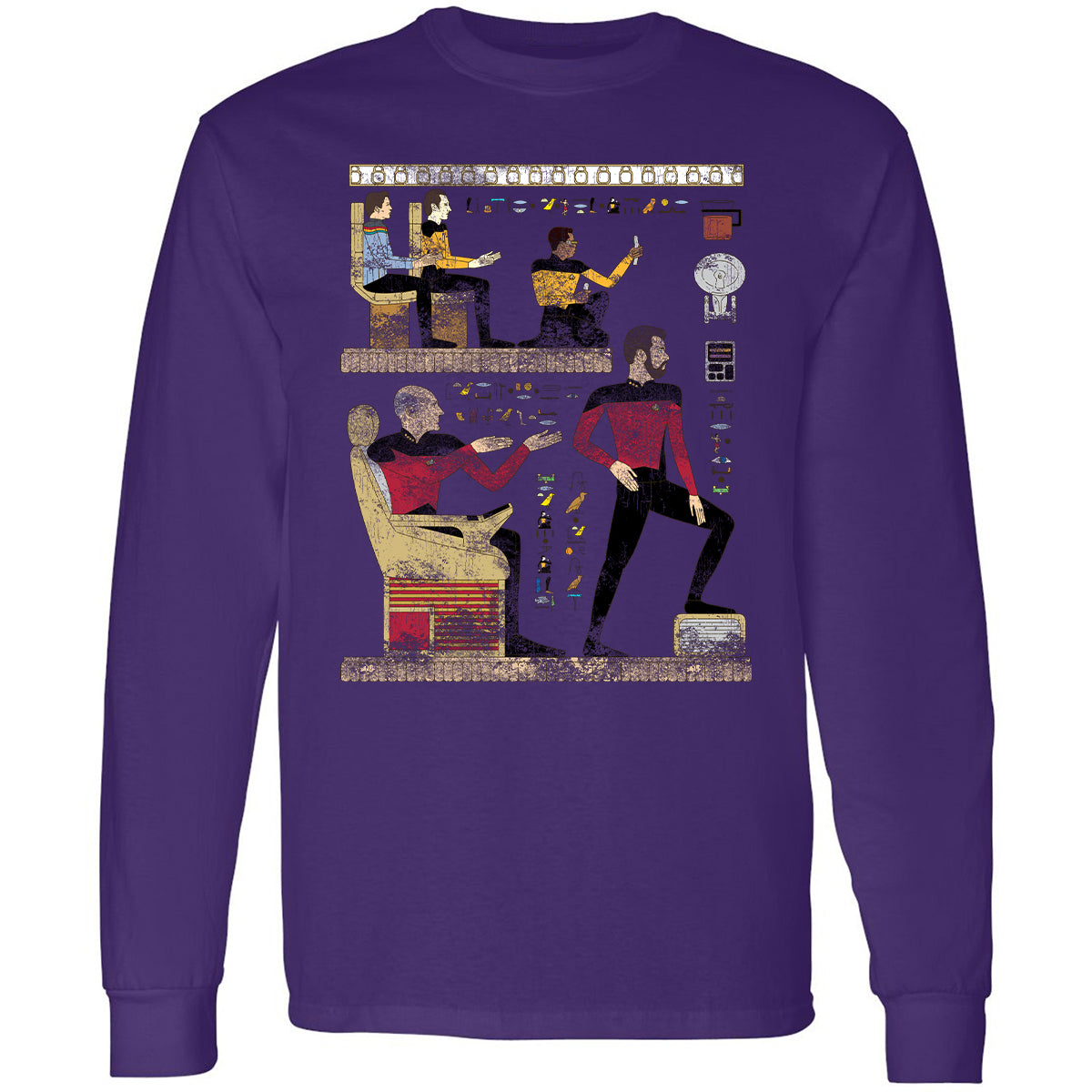Long Sleeve T-Shirt - DKN7KJJZ - Purple - 13
