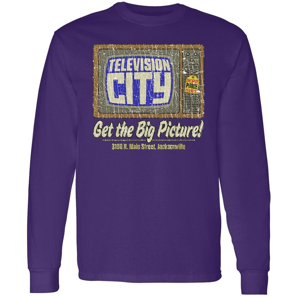 Long Sleeve T-Shirt - CU5LVM71 - Purple - 13