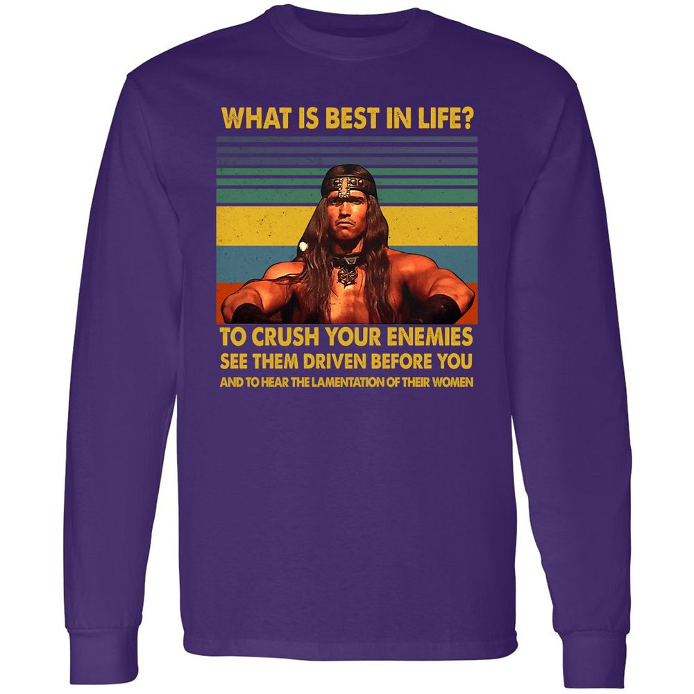 Long Sleeve T-Shirt - 2NCDYFV6 - Purple - 13