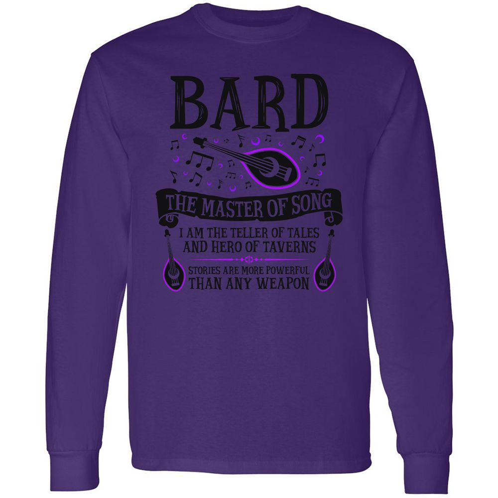 Long Sleeve T-Shirt - EED7BGKZ - Purple - 13