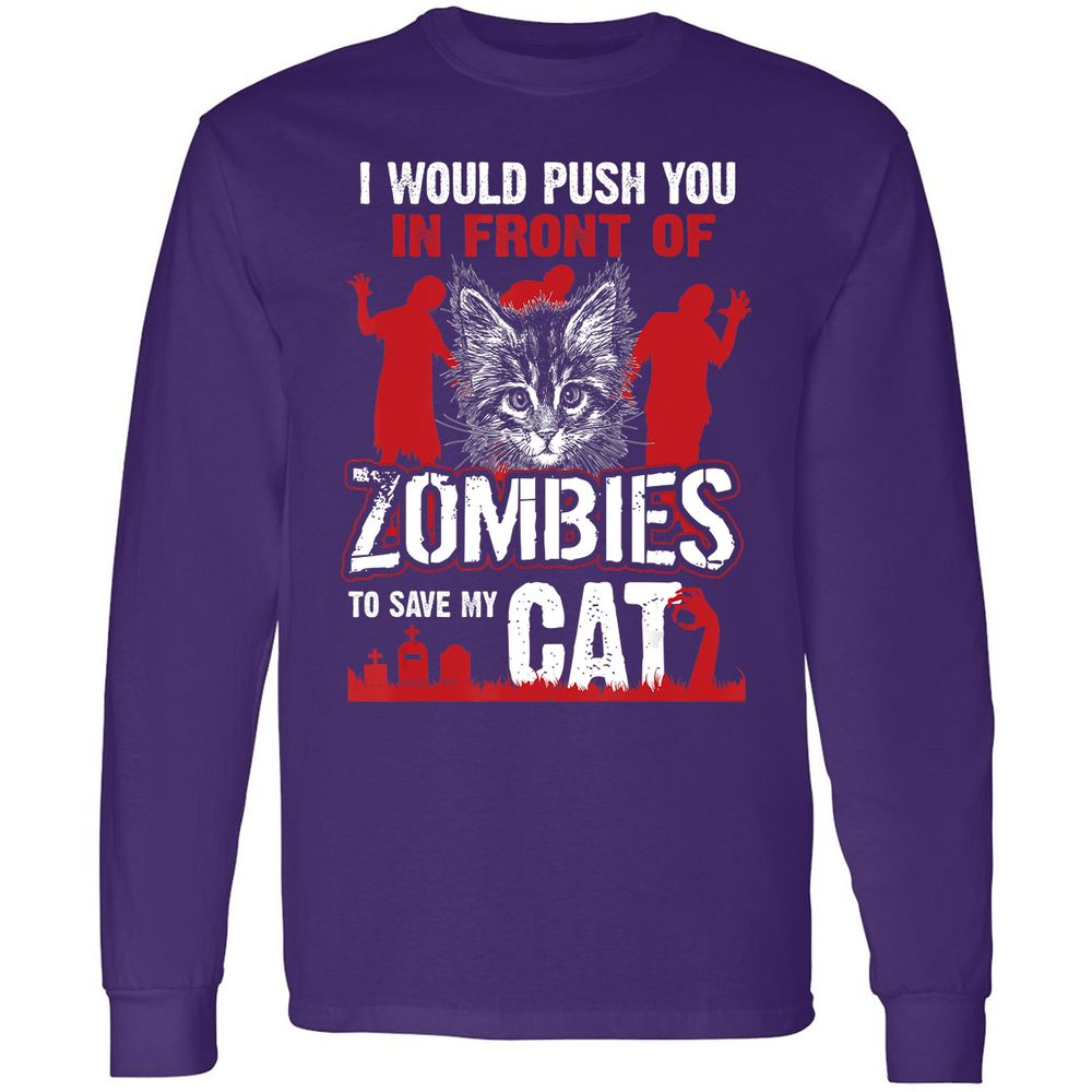 Long Sleeve T-Shirt - M1RE8M6G - Purple - 13