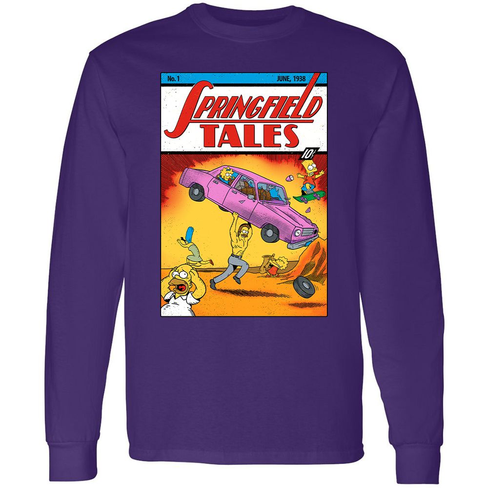 Long Sleeve T-Shirt - 9NH8ACWQ - Purple - 13