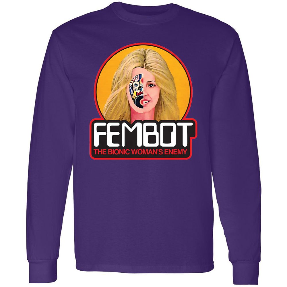 Long Sleeve T-Shirt - 9K1BU86X - Purple - 13