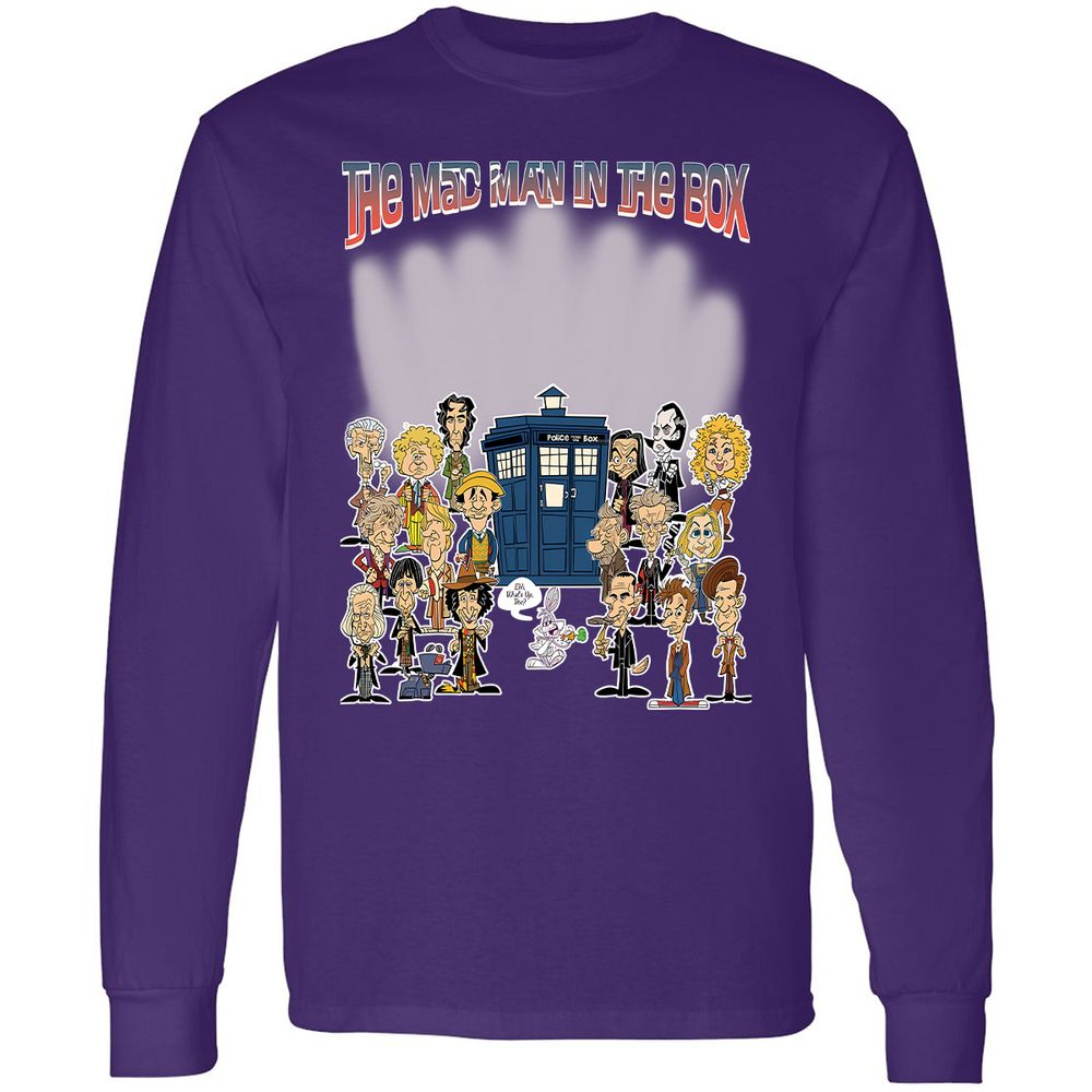 Long Sleeve T-Shirt - KCG77V7U - Purple - 13