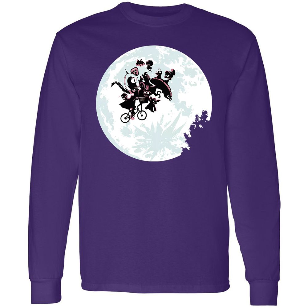 Long Sleeve T-Shirt - EKCHF856 - Purple - 13