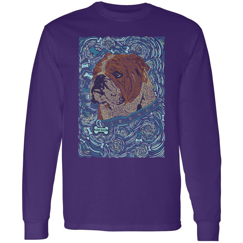 Long Sleeve T-Shirt - HQAHKS11 - Purple - 13