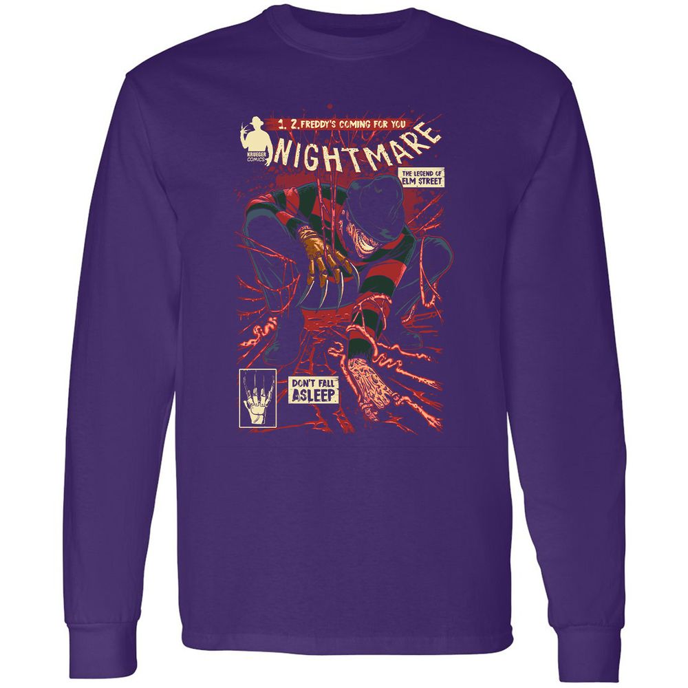 Long Sleeve T-Shirt - G1VGYH38 - Purple - 13