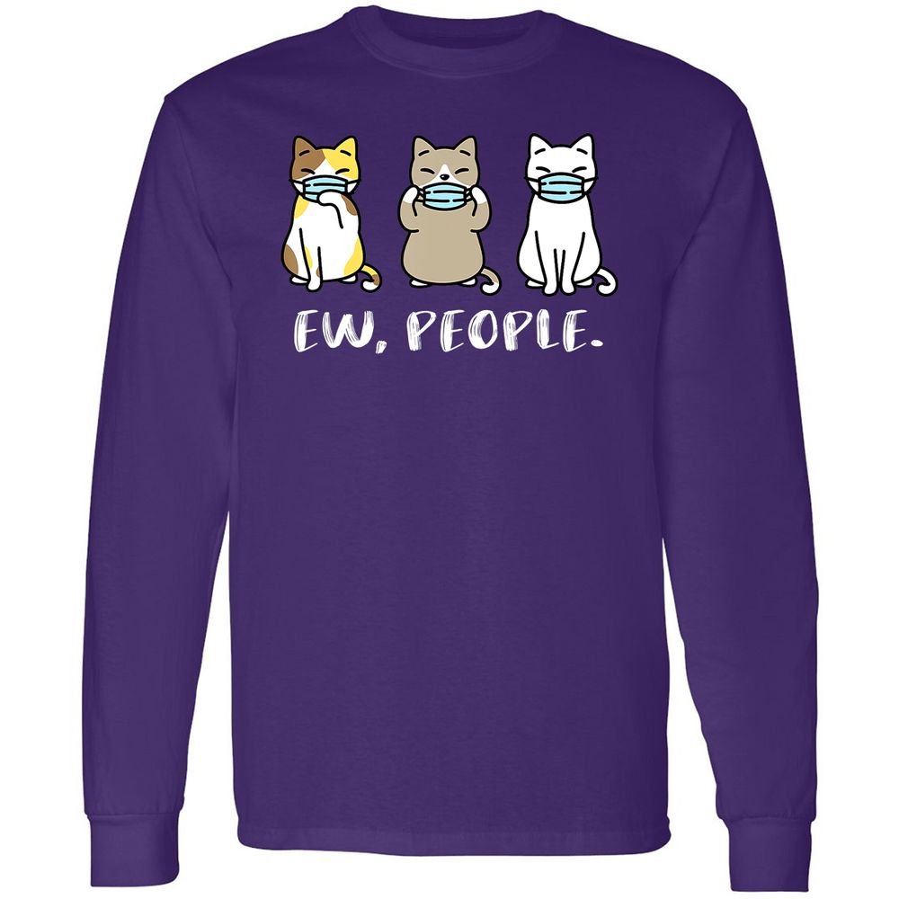 Long Sleeve T-Shirt - KJV4AAMV - Purple - 13