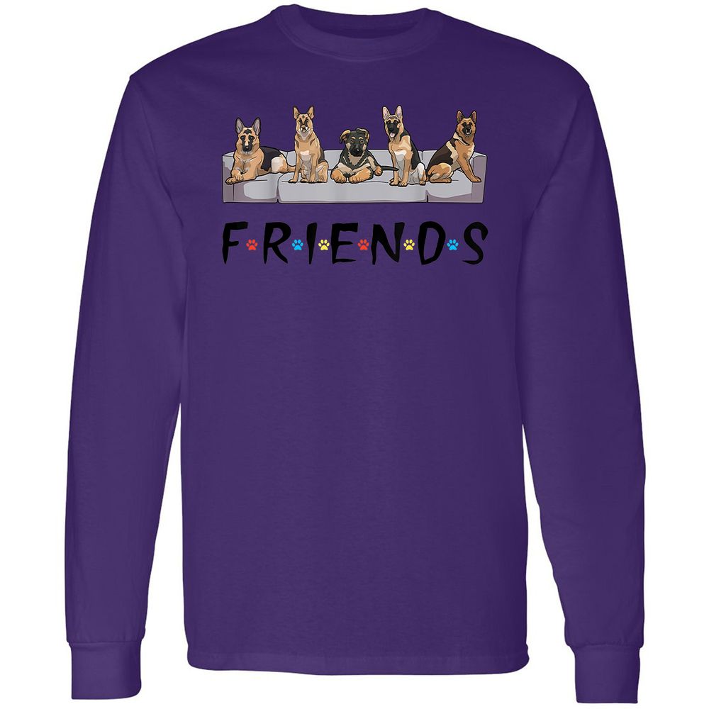 Long Sleeve T-Shirt - UGXQ3ZMU - Purple - 13