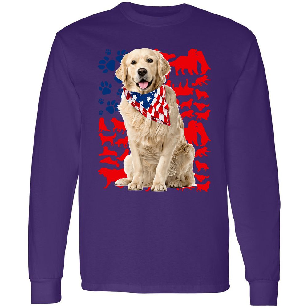 Long Sleeve T-Shirt - HTXGWX8B - Purple - 13