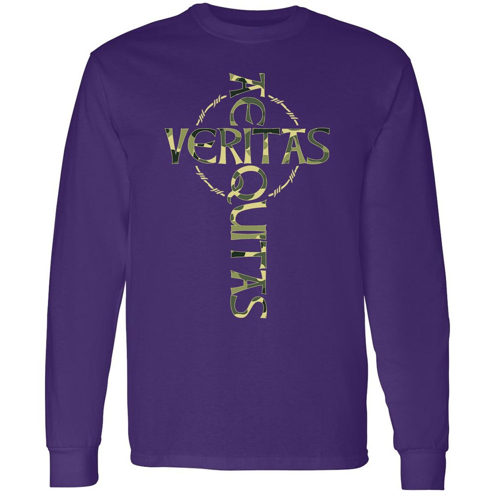 Long Sleeve T-Shirt - SENF8UXT - Purple - 13