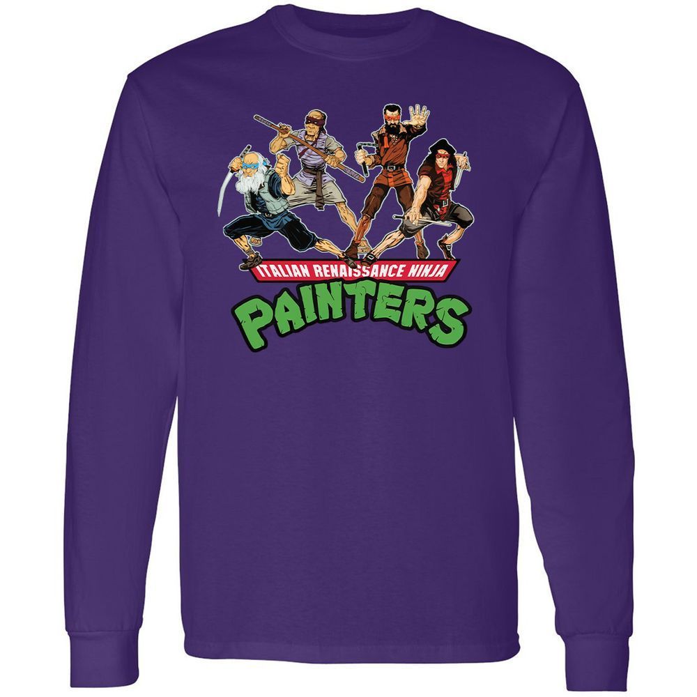 Long Sleeve T-Shirt - XJJTVRXH - Purple - 13