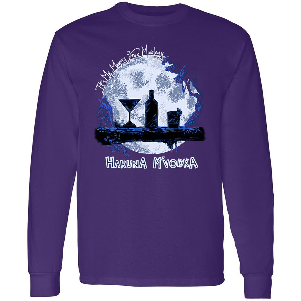 Long Sleeve T-Shirt - 6J982QUR - Purple - 13