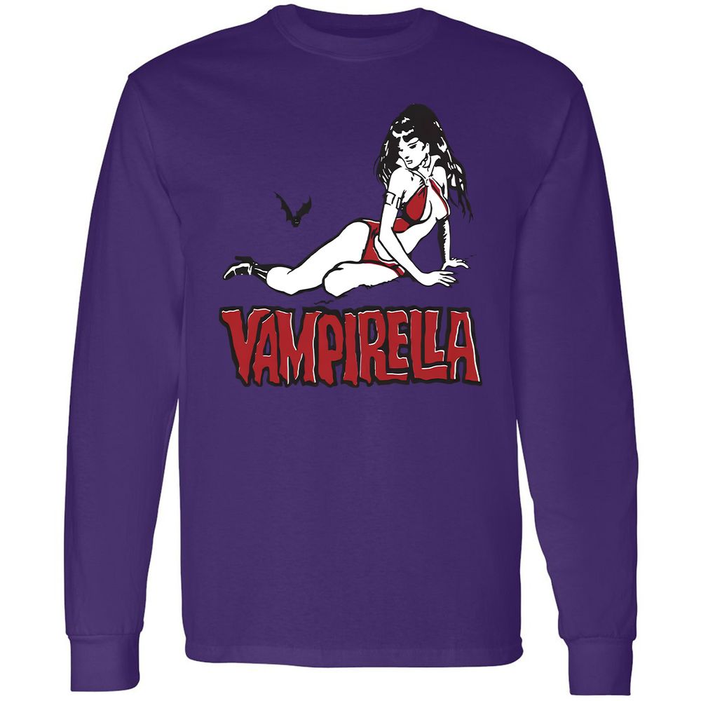 Long Sleeve T-Shirt - Q3WY31CW - Purple - 13