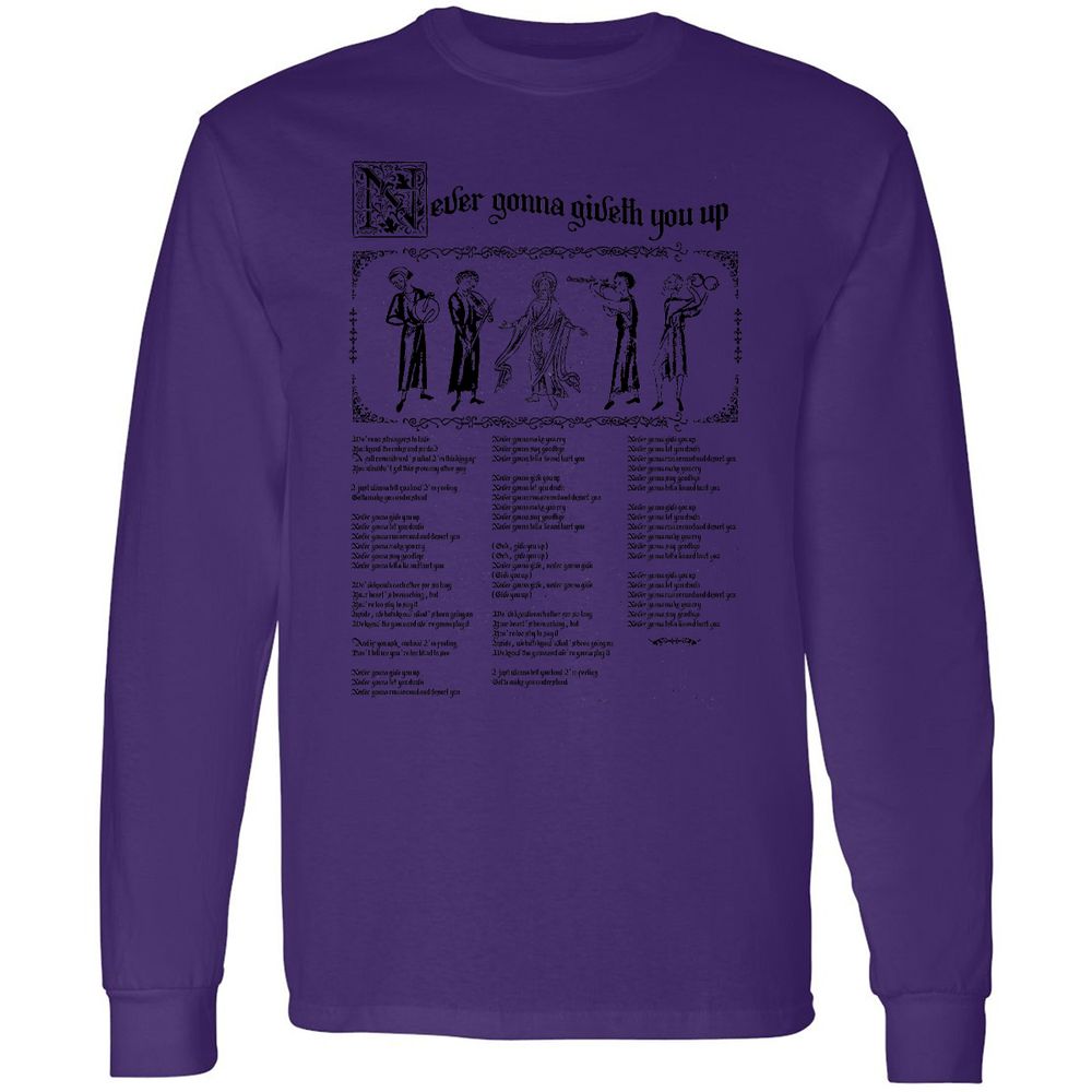 Long Sleeve T-Shirt - JCP5CBZ5 - Purple - 13