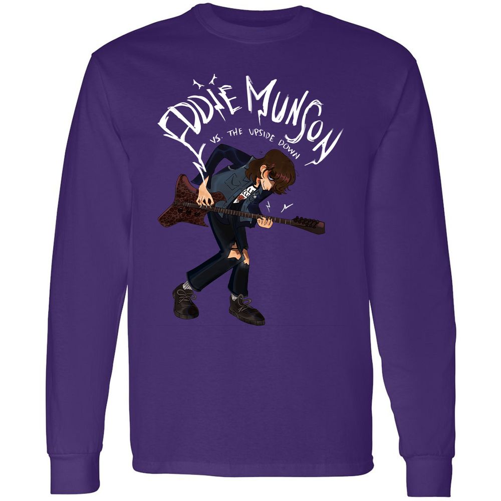 Long Sleeve T-Shirt - 7N1WURP2 - Purple - 13