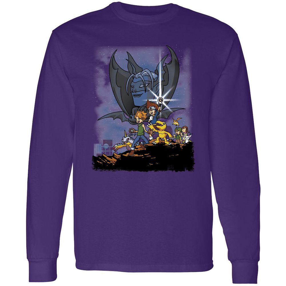 Long Sleeve T-Shirt - WKN3UVVJ - Purple - 13
