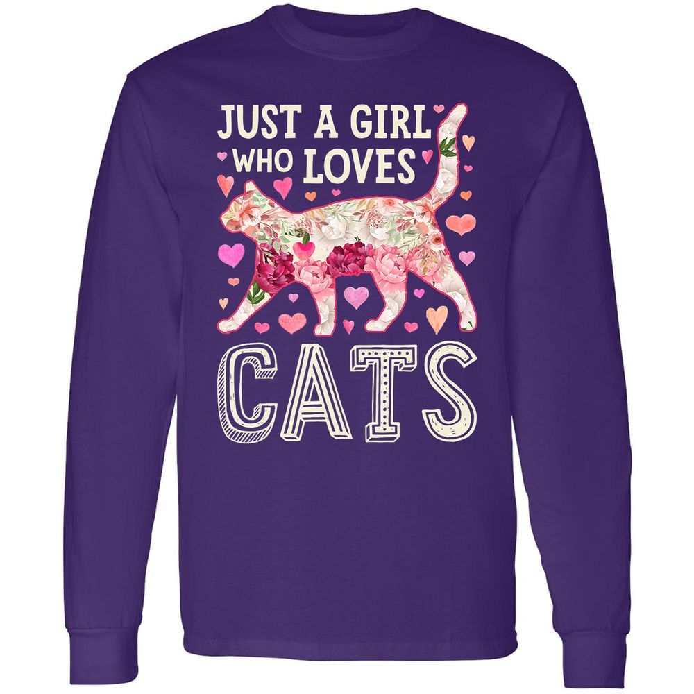 Long Sleeve T-Shirt - Q9VQZEZA - Purple - 13