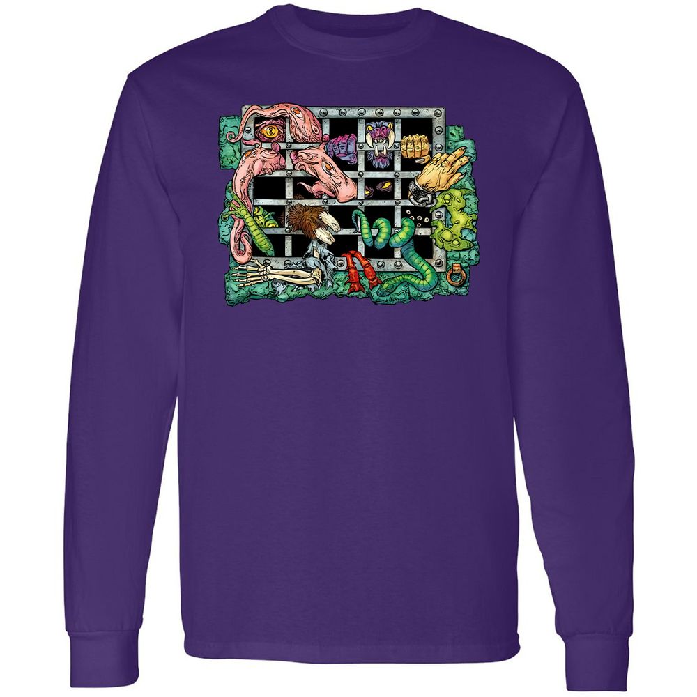 Long Sleeve T-Shirt - TZU3HDDE - Purple - 13
