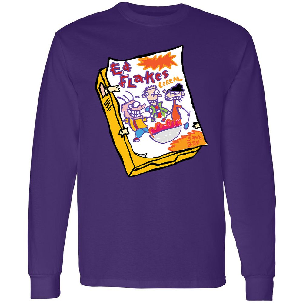 Long Sleeve T-Shirt - 4JN6NNGA - Purple - 13