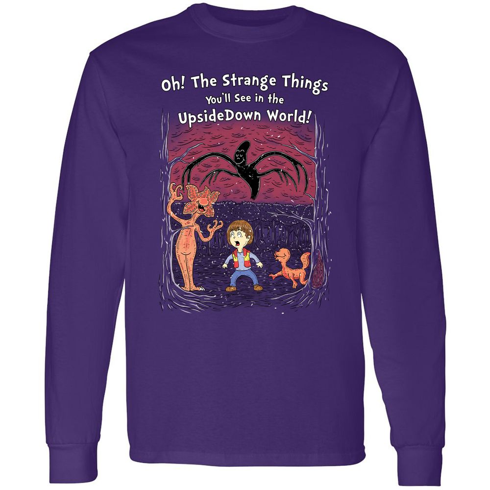 Long Sleeve T-Shirt - 12F7M7AJ - Purple - 13
