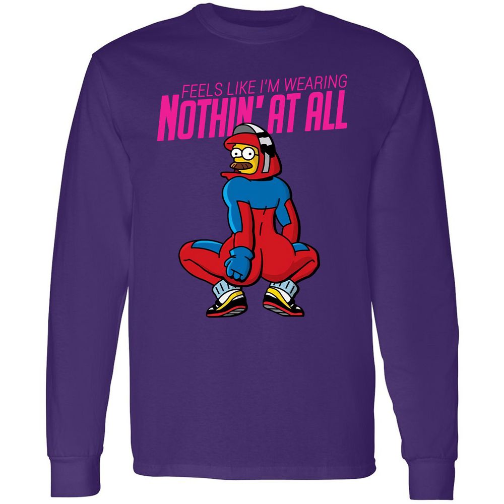 Long Sleeve T-Shirt - 4CGZLQFE - Purple - 13