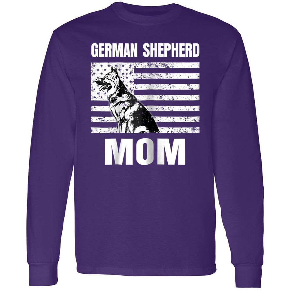 Long Sleeve T-Shirt - QDAGQBRZ - Purple - 13