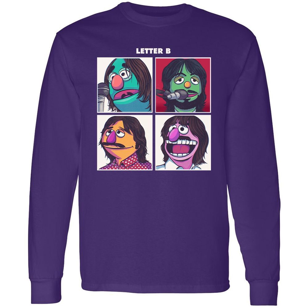 Long Sleeve T-Shirt - RQVWHMEG - Purple - 13