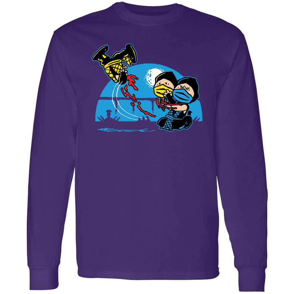 Long Sleeve T-Shirt - J8LB5AKL - Purple - 13
