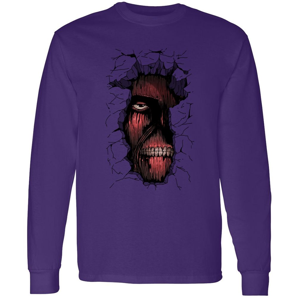 Long Sleeve T-Shirt - 629PBVG1 - Purple - 13