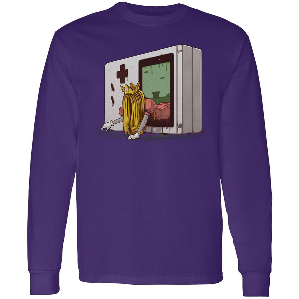 Long Sleeve T-Shirt - VD3BWJD1 - Purple - 13
