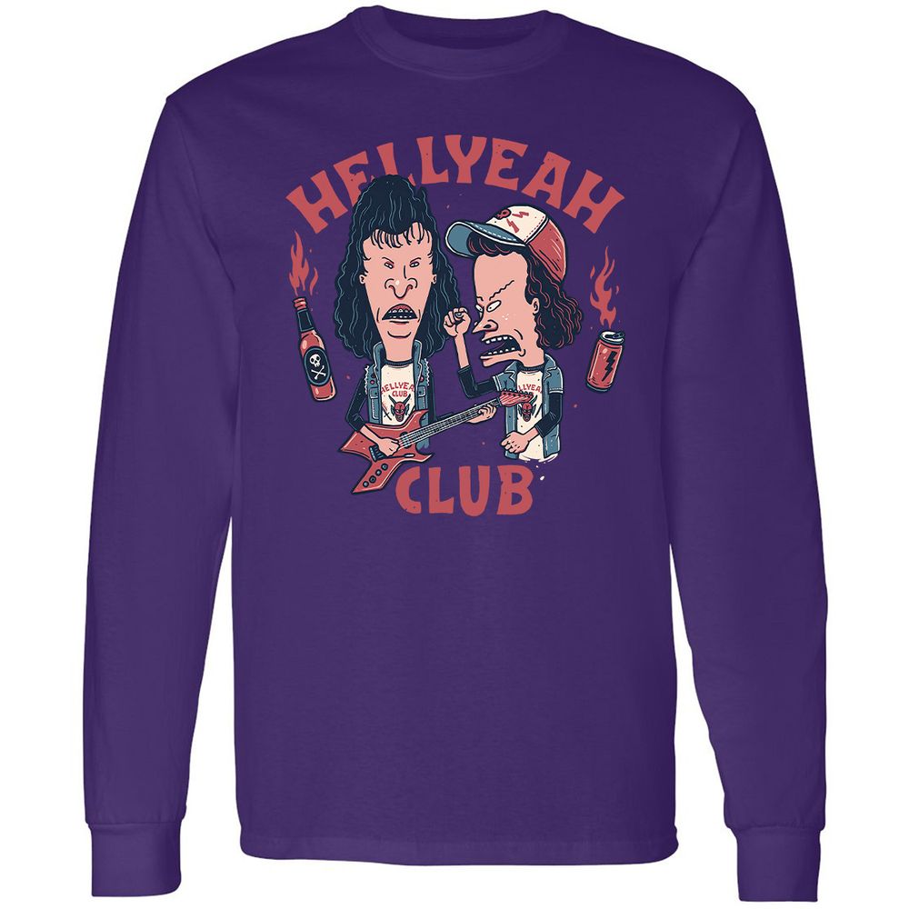 Long Sleeve T-Shirt - XZCGGC64 - Purple - 13