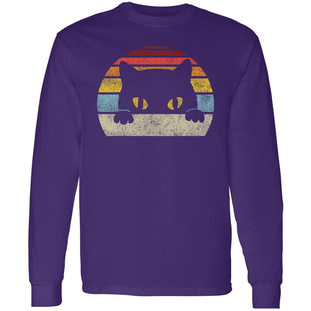 Long Sleeve T-Shirt - V9EE75MN - Purple - 13