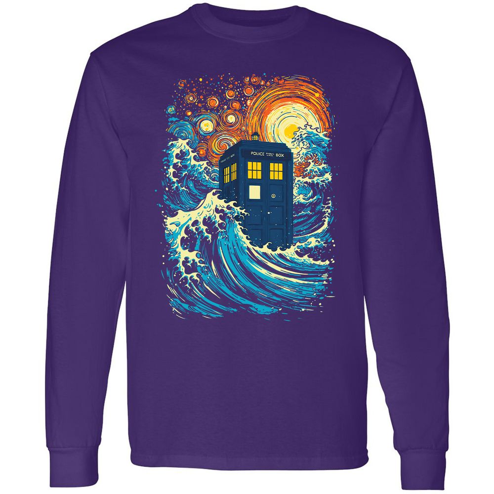 Long Sleeve T-Shirt - 3CTRKWKG - Purple - 13