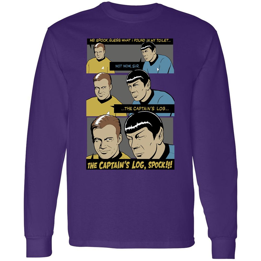 Long Sleeve T-Shirt - LLH8CCUV - Purple - 13