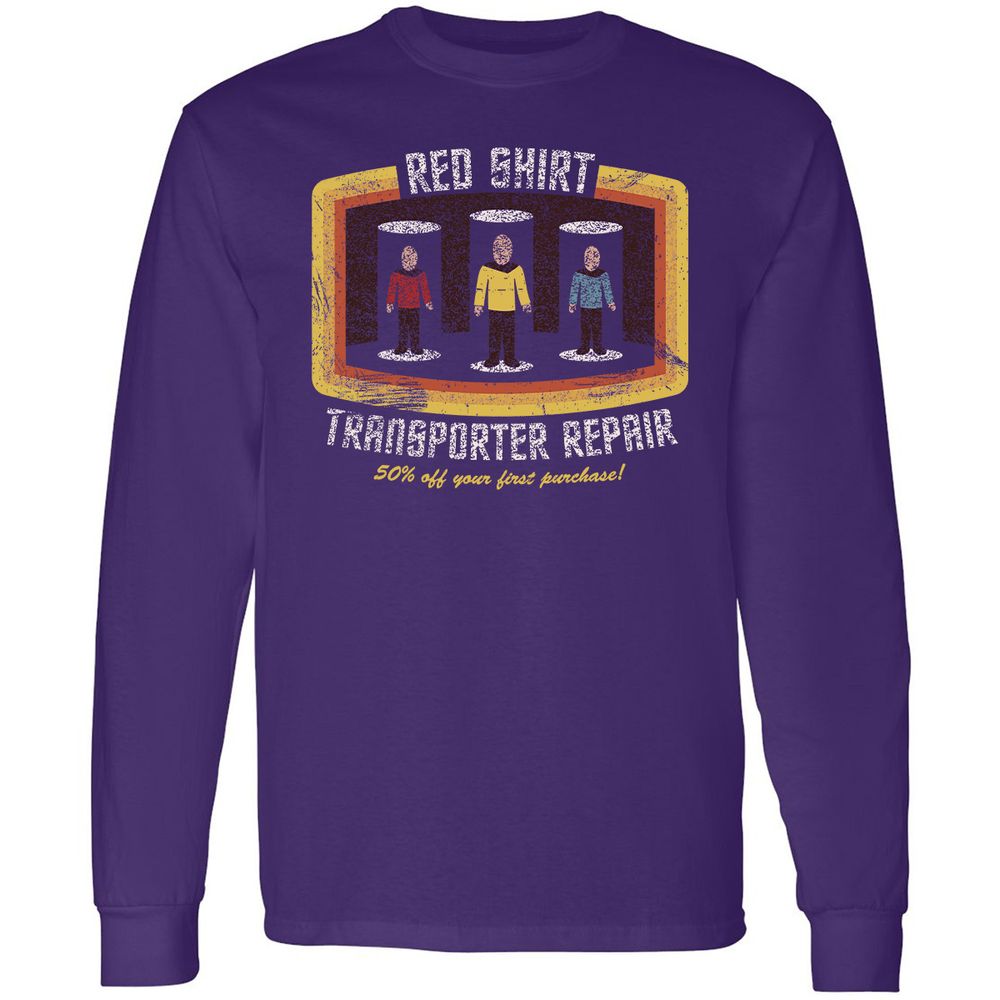 Long Sleeve T-Shirt - G83N4YR2 - Purple - 13