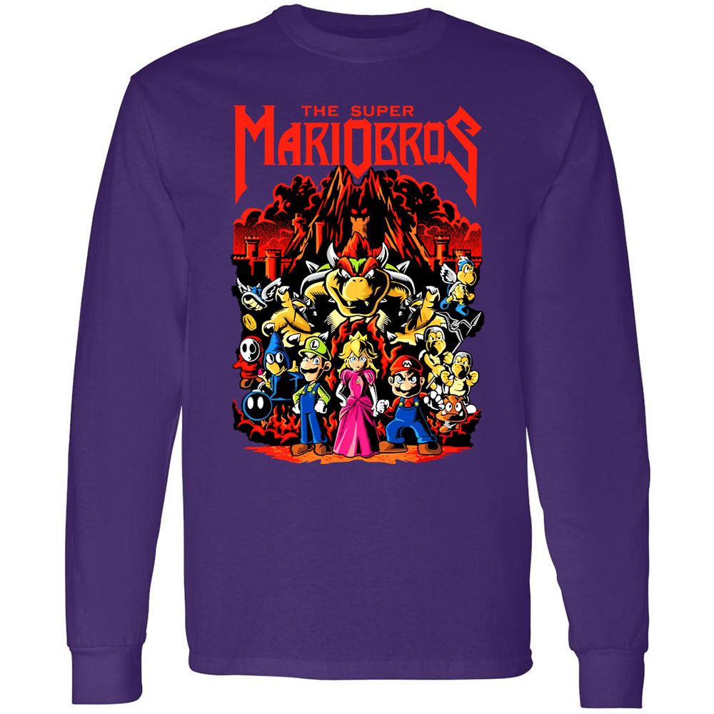 Long Sleeve T-Shirt - 8ZMR8XPP - Purple - 13