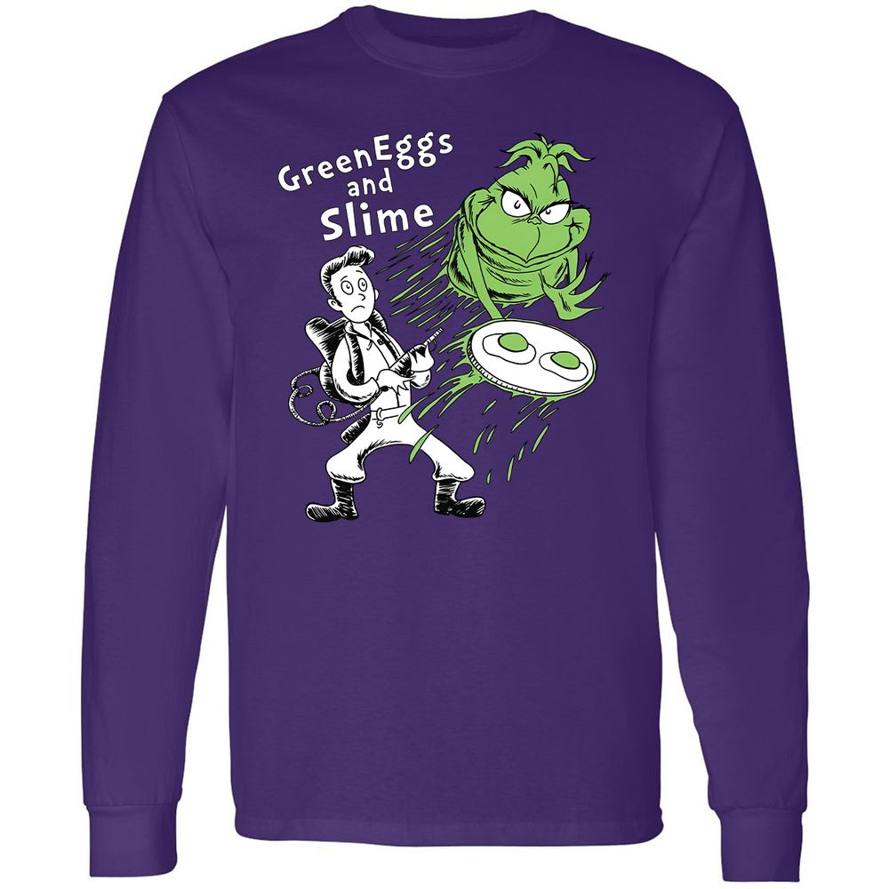 Long Sleeve T-Shirt - Q482HNZJ - Purple - 13