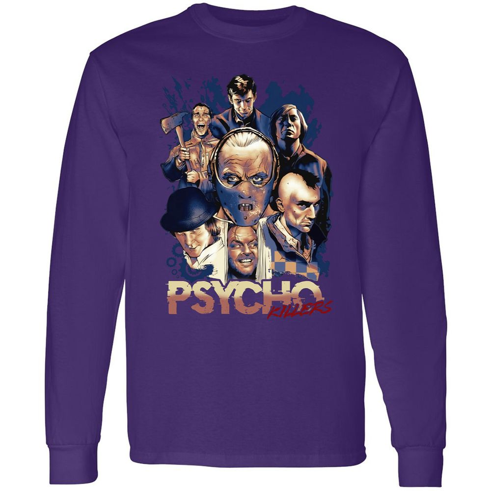 Long Sleeve T-Shirt - HDZ9JZSS - Purple - 13