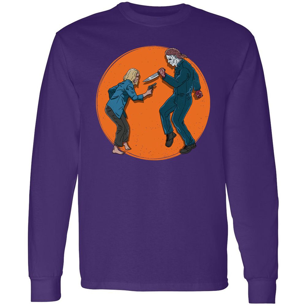 Long Sleeve T-Shirt - EHH8PYJQ - Purple - 13