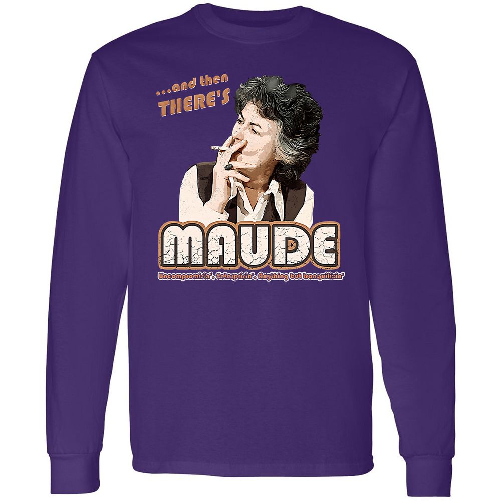 Long Sleeve T-Shirt - R1XTCKXJ - Purple - 13