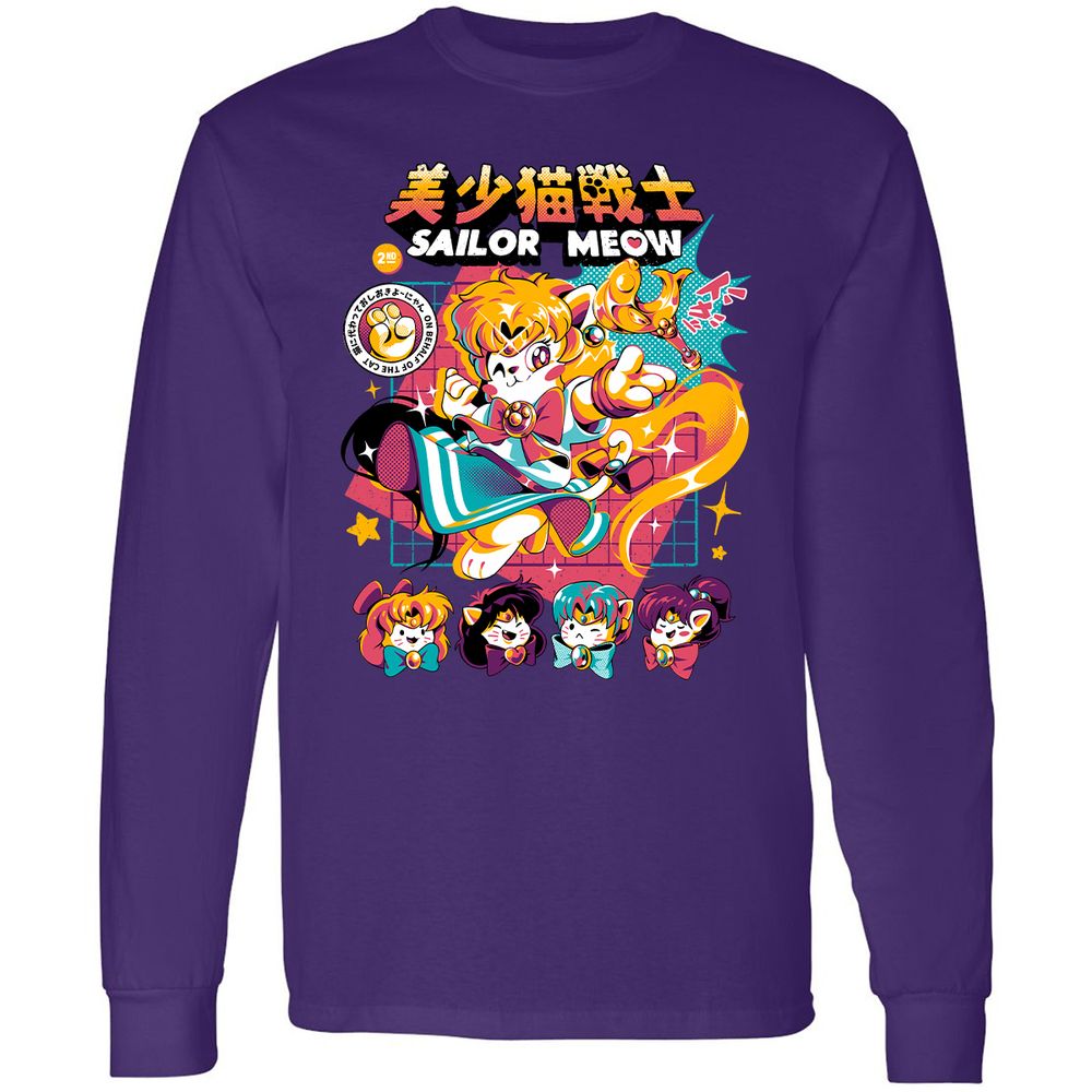 Long Sleeve T-Shirt - 3NFUD4CA - Purple - 13