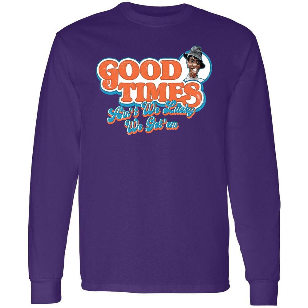 Long Sleeve T-Shirt - PVSWYZQU - Purple - 13