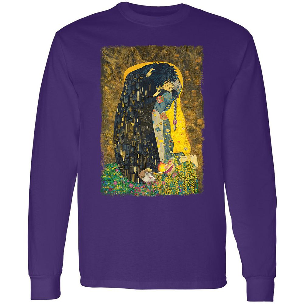 Long Sleeve T-Shirt - CSJEY78C - Purple - 13