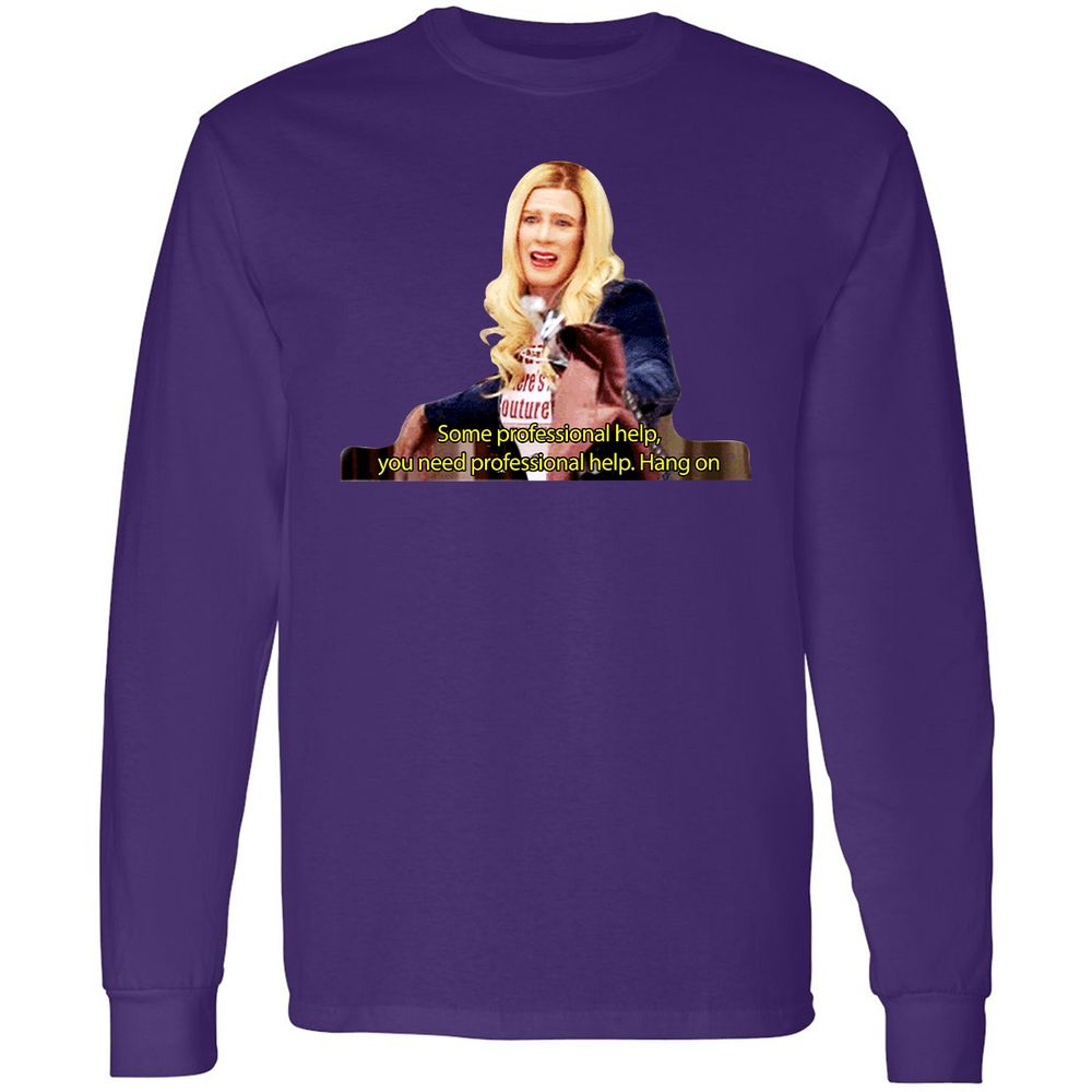 Long Sleeve T-Shirt - LJG6Z46G - Purple - 13