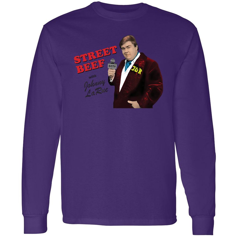 Long Sleeve T-Shirt - QGXH3TL7 - Purple - 13