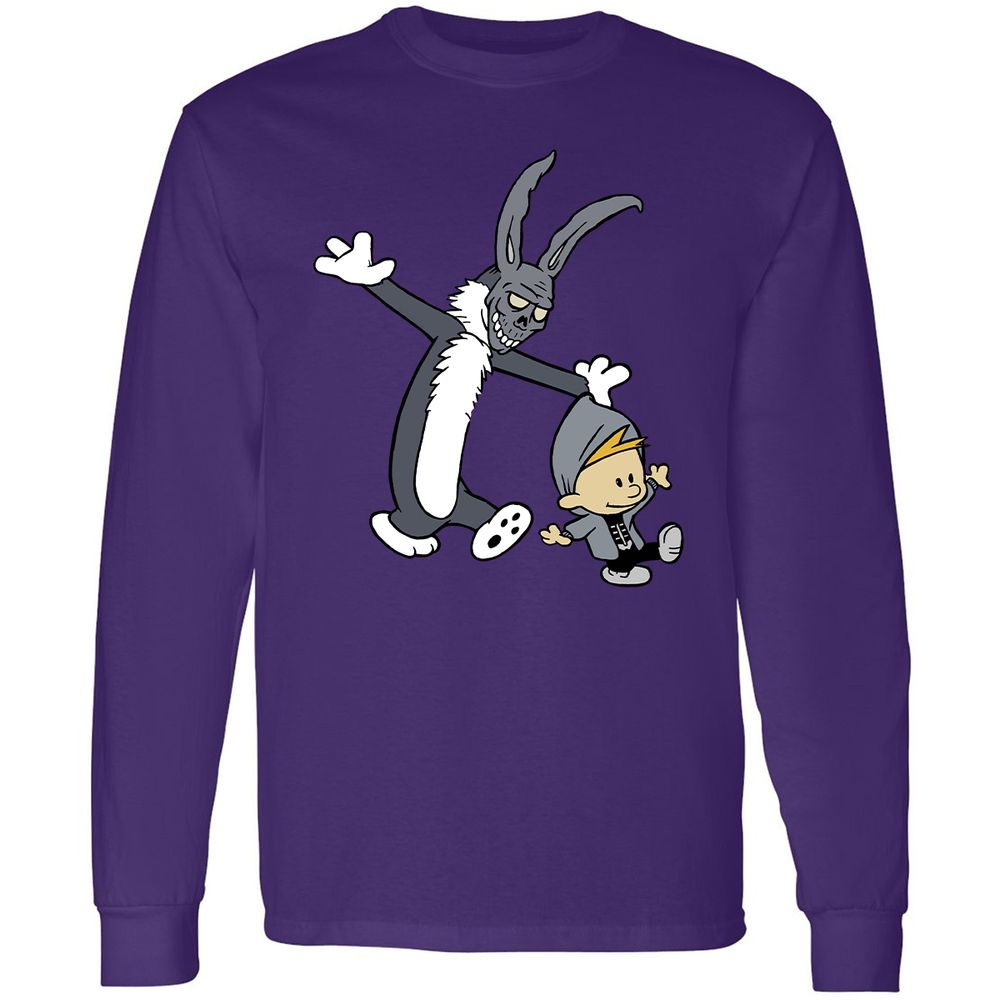 Long Sleeve T-Shirt - VTJN93HQ - Purple - 13