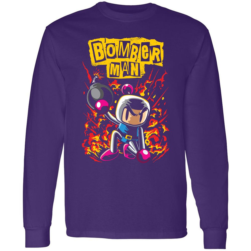 Long Sleeve T-Shirt - CCBU8Q78 - Purple - 13