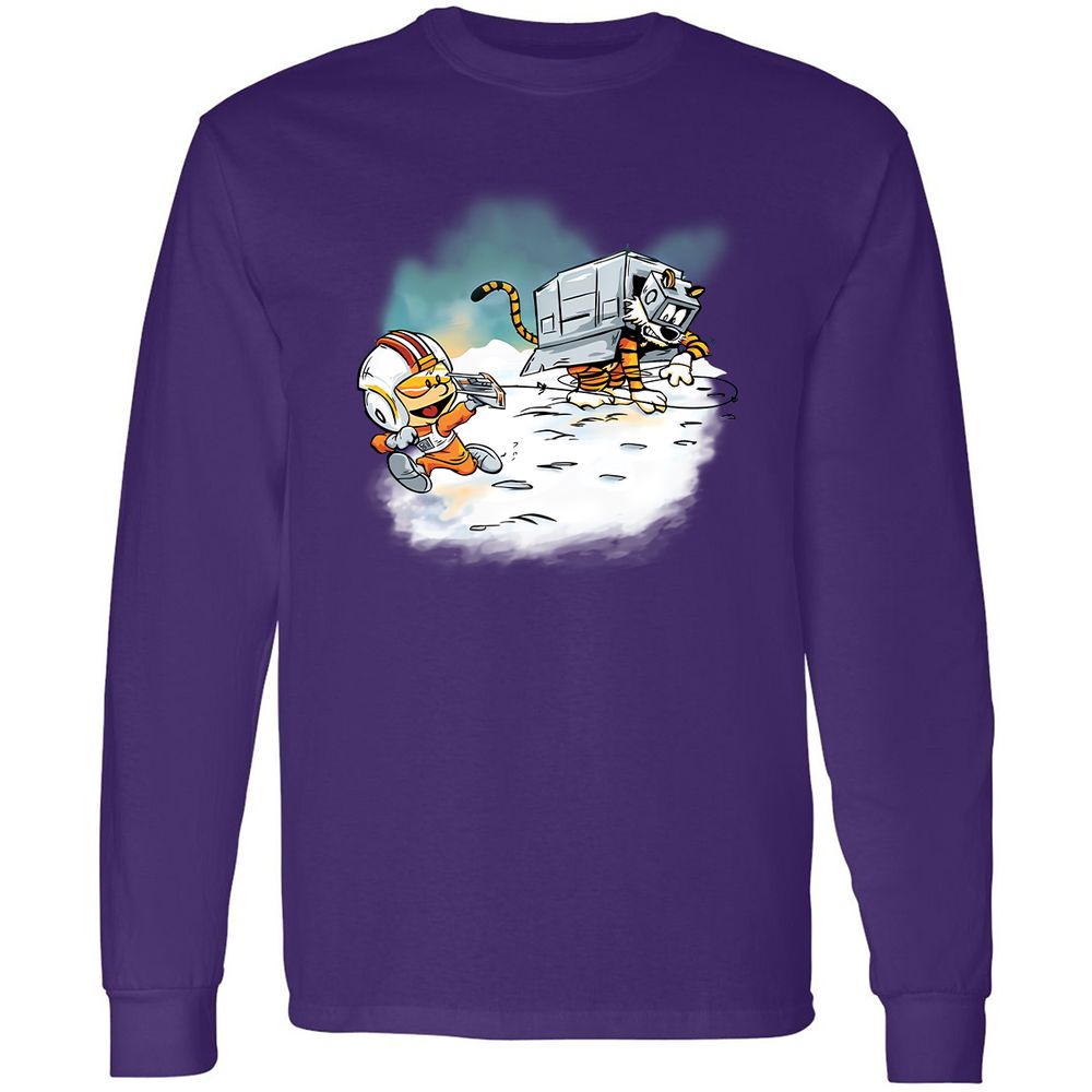 Long Sleeve T-Shirt - WPL2KZG3 - Purple - 13